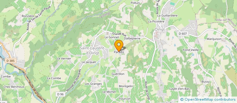 localisation de l'entreprise B C BISIGNANO  FRONTENAS