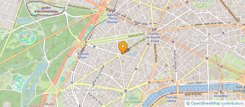 localisation de l'entreprise B&C CABOURG PALACE  PARIS