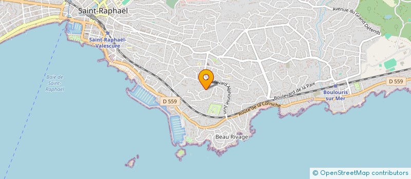 localisation de l'entreprise B & C CONSEILS ET ASSURANCES à SAINT-RAPHAEL