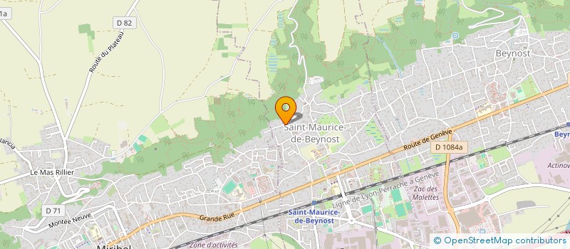 localisation de l'entreprise B&C CONSULTING  SAINT-MAURICE-DE-BEYNOST