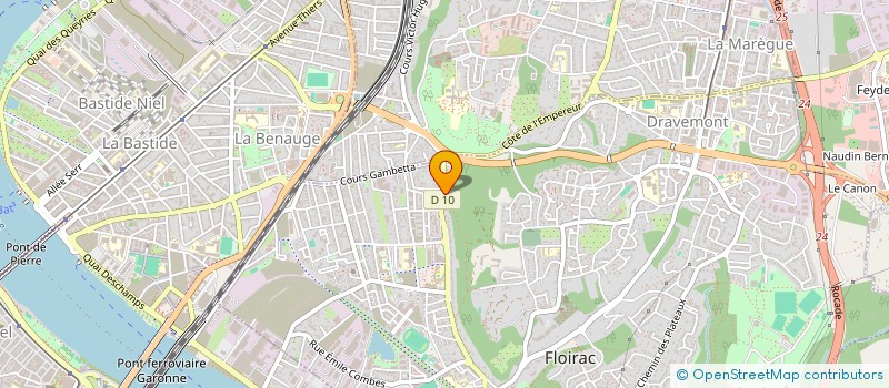 localisation de l'entreprise B C D  FLOIRAC