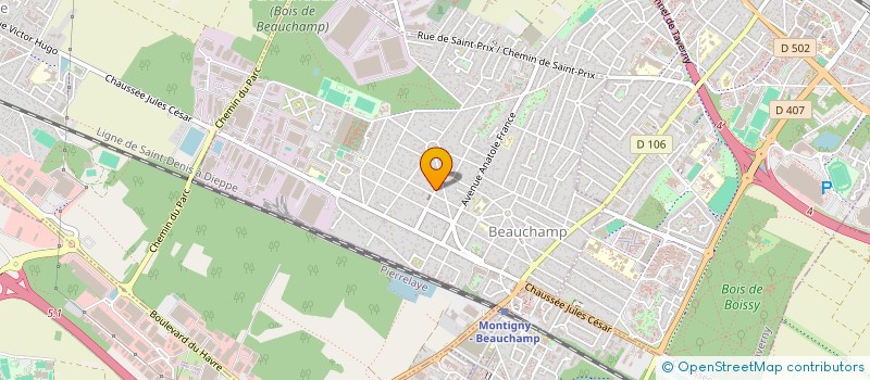 localisation de l'entreprise B C D à BEAUCHAMP