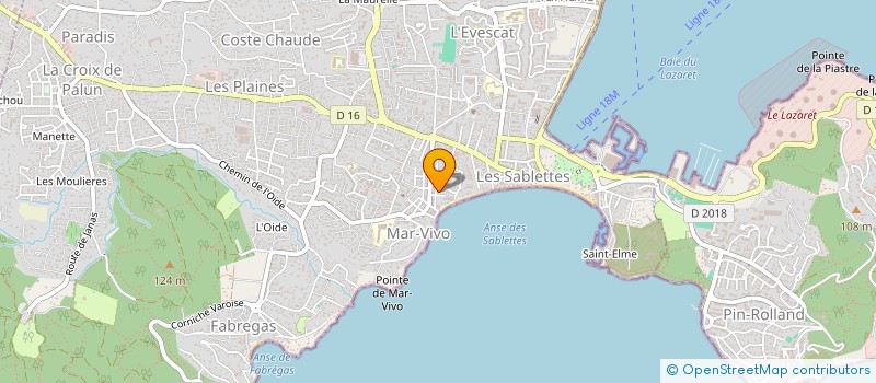 localisation de l'entreprise B.C.D. à LA SEYNE-SUR-MER