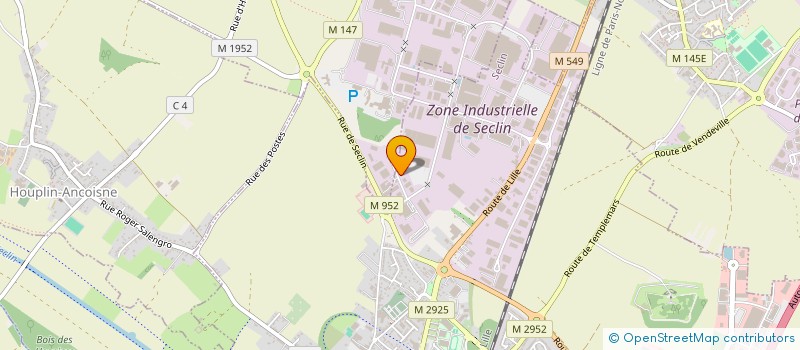 localisation de l'entreprise B.C.D INGENIERIE  SECLIN