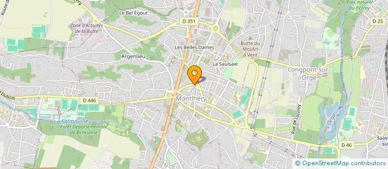localisation de l'entreprise B.C. DEVELOPPEMENT à MONTLHERY