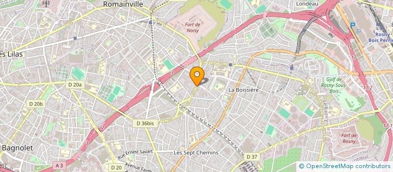 localisation de l'entreprise B&C DISCOUNTERS  ROMAINVILLE