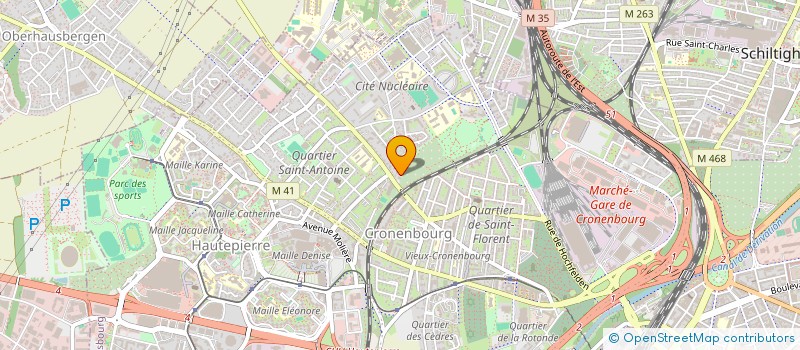 localisation de l'entreprise B C DISTRIBUTION à STRASBOURG