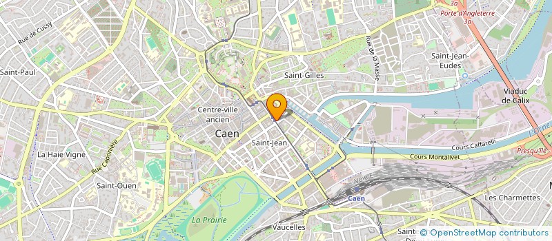 localisation de l'entreprise B.C. DISTRIBUTION à CAEN