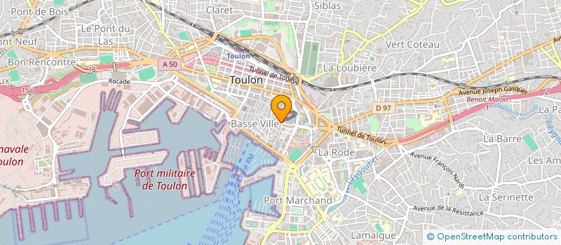 localisation de l'entreprise B.C. DISTRIBUTION à TOULON