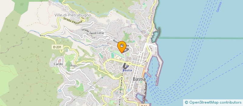 localisation de l'entreprise B C F à BASTIA