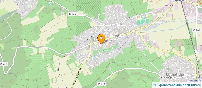localisation de l'entreprise B.C.G. à ROSHEIM