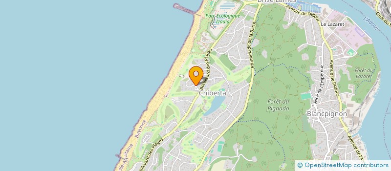 localisation de l'entreprise B.C.G BROCANTE CONSTANT GALERIE  ANGLET