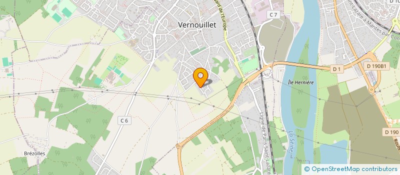 localisation de l'entreprise B&C GROUPE à VERNOUILLET