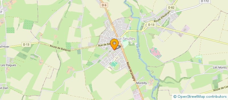 localisation de l'entreprise B.C. GUILBERT  TILLY-SUR-SEULLES