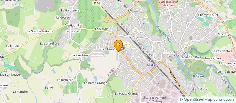 localisation de l'entreprise B C H L  GETIGNE