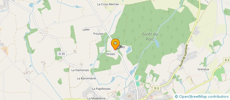 localisation de l'entreprise B&C HOME à PLESSE
