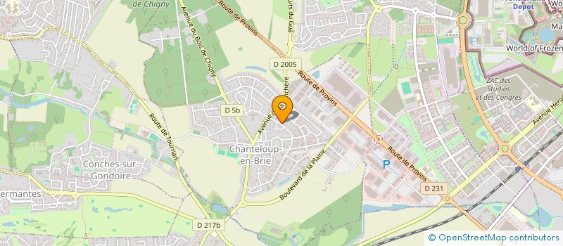 localisation de l'entreprise B&C HOME  CHANTELOUP-EN-BRIE