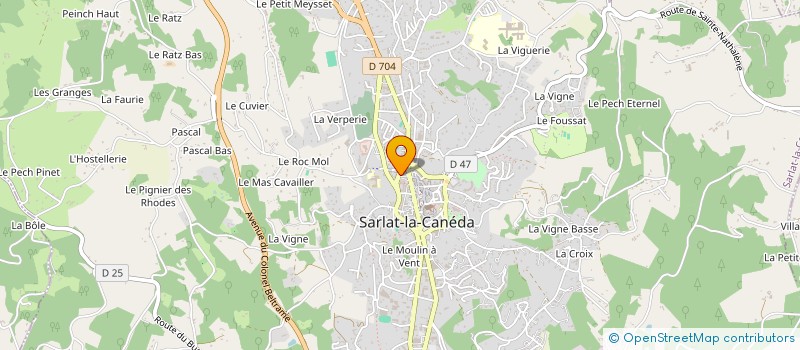 localisation de l'entreprise B.C.I. à SARLAT-LA-CANEDA