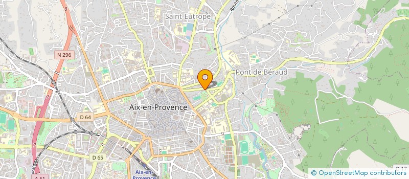 localisation de l'entreprise B.C.I.H. à AIX-EN-PROVENCE
