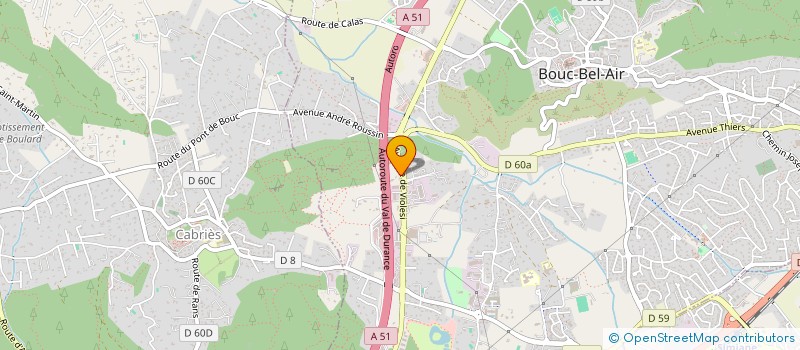 localisation de l'entreprise B&C INVEST  BOUC-BEL-AIR