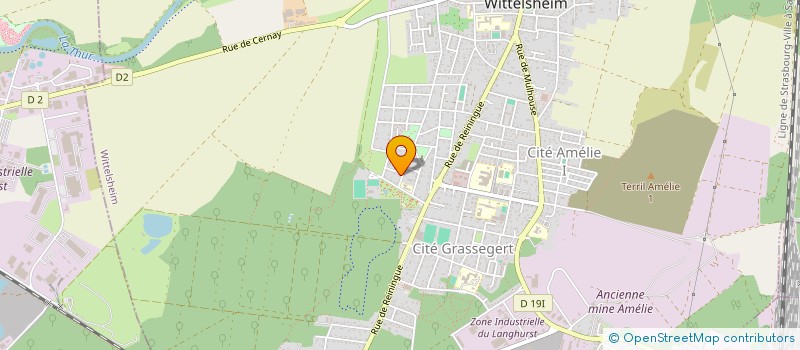 localisation de l'entreprise B.C. INVEST  WITTELSHEIM