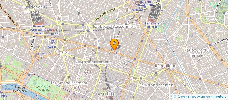localisation de l'entreprise B C J à PARIS