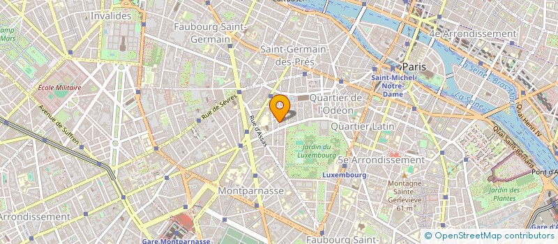 localisation de l'entreprise B.C.J.  PARIS