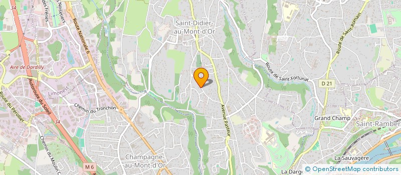 localisation de l'entreprise B.C.L.  SAINT-DIDIER-AU-MONT-D OR