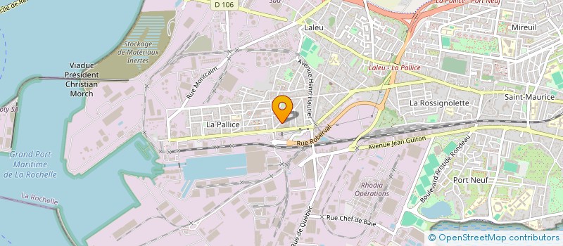 localisation de l'entreprise B.C.L.P à LA ROCHELLE