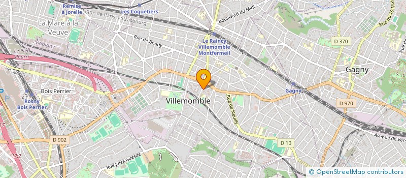 localisation de l'entreprise B & C LTD à VILLEMOMBLE