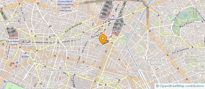 localisation de l'entreprise B.C.M  PARIS