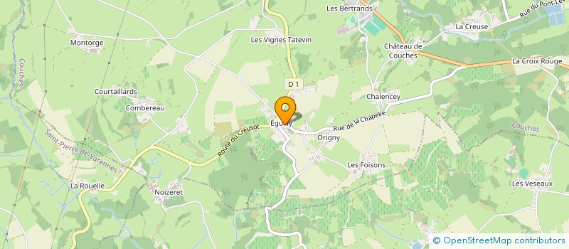 localisation de l'entreprise B.C.M  COUCHES