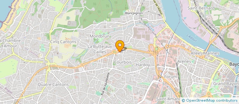 localisation de l'entreprise B.C.M. ETUDES RECHERCHES EN INFORMATIQUE à ANGLET