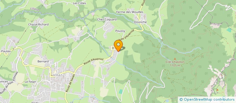 localisation de l'entreprise B C M R  VILLAZ