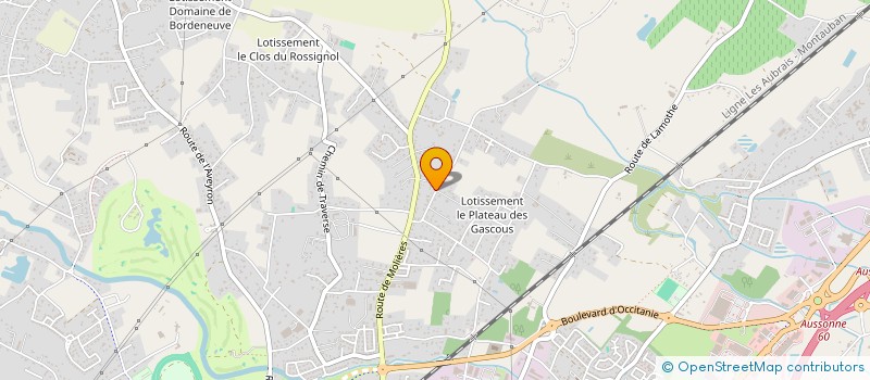 localisation de l'entreprise B.C.M.S.  MONTAUBAN