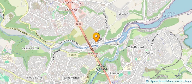 localisation de l'entreprise B.C.N.  RENNES