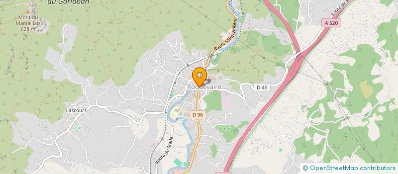 localisation de l'entreprise B.C. NET. à ROQUEVAIRE