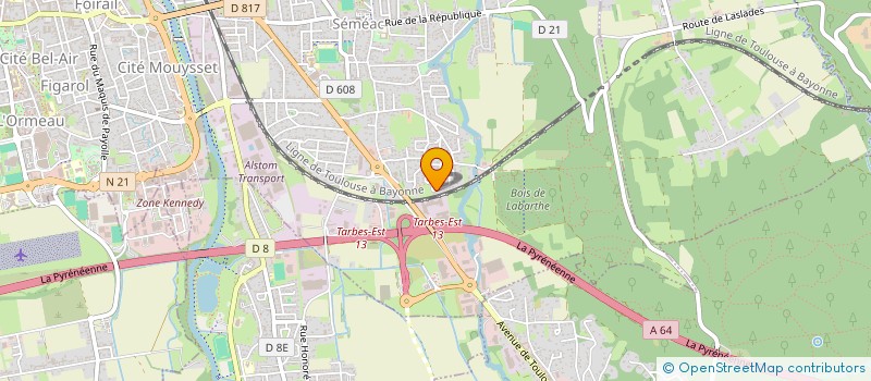 localisation de l'entreprise B.C. NET SERVICES  SEMEAC