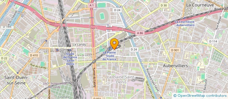 localisation de l'entreprise B & C NETWORK à SAINT-DENIS