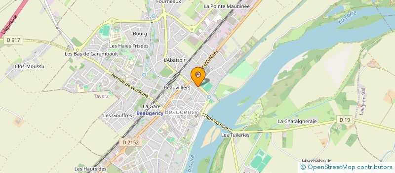 localisation de l'entreprise B C O  BEAUGENCY