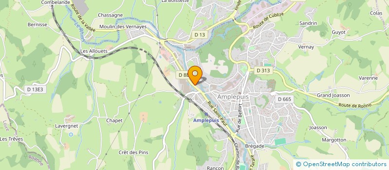 localisation de l'entreprise B C - O E A  SAINTE-FOY-LES-LYON