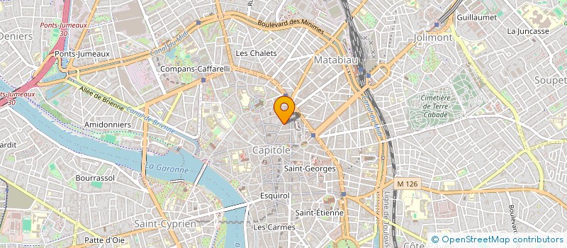 localisation de l'entreprise B & C OFFICE  TOULOUSE