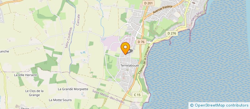 localisation de l'entreprise B.C. OPTIQUE  CANCALE