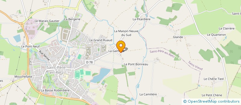 localisation de l'entreprise B.C.P. à SAINT-PERE-EN-RETZ