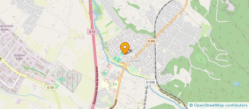 localisation de l'entreprise B.C.P BULL CHARGEUR PELLE  AIX-EN-PROVENCE