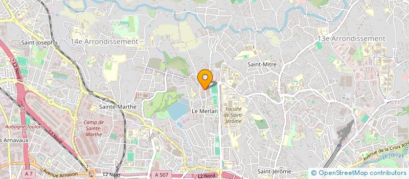 localisation de l'entreprise B.C.P.G.- 103 à MARSEILLE 14EME