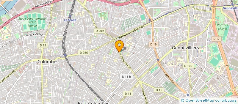 localisation de l'entreprise B.C. PACIFIC à BOIS-COLOMBES