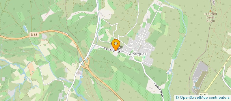 localisation de l'entreprise B.C. PLOMBERIE  GUZARGUES