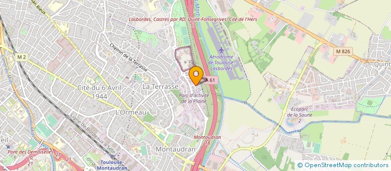 localisation de l'entreprise B.C. PROMOTION à TOULOUSE