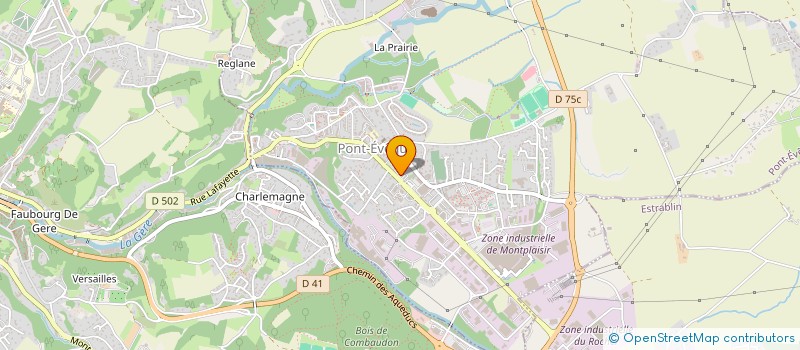 localisation de l'entreprise B-C-R-A-FRANCE  PONT-EVEQUE